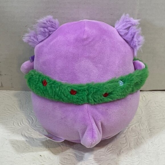 Original Squishmallows Svenja the Axolotl Christmas Mini Plush Toy Purple - Picture 2 of 9